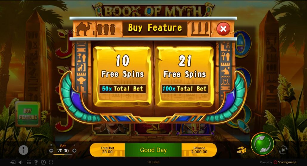 สล็อตซื้อฟรีสปินได้ ทดลองเล่นฟรี สล็อต SG: Book of Myth